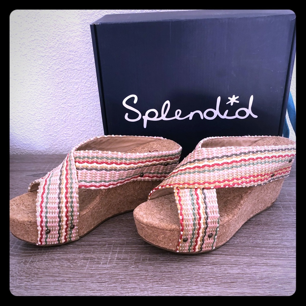 SPLENDID WEDGES NEW IN BOX SIZE 8 1/2